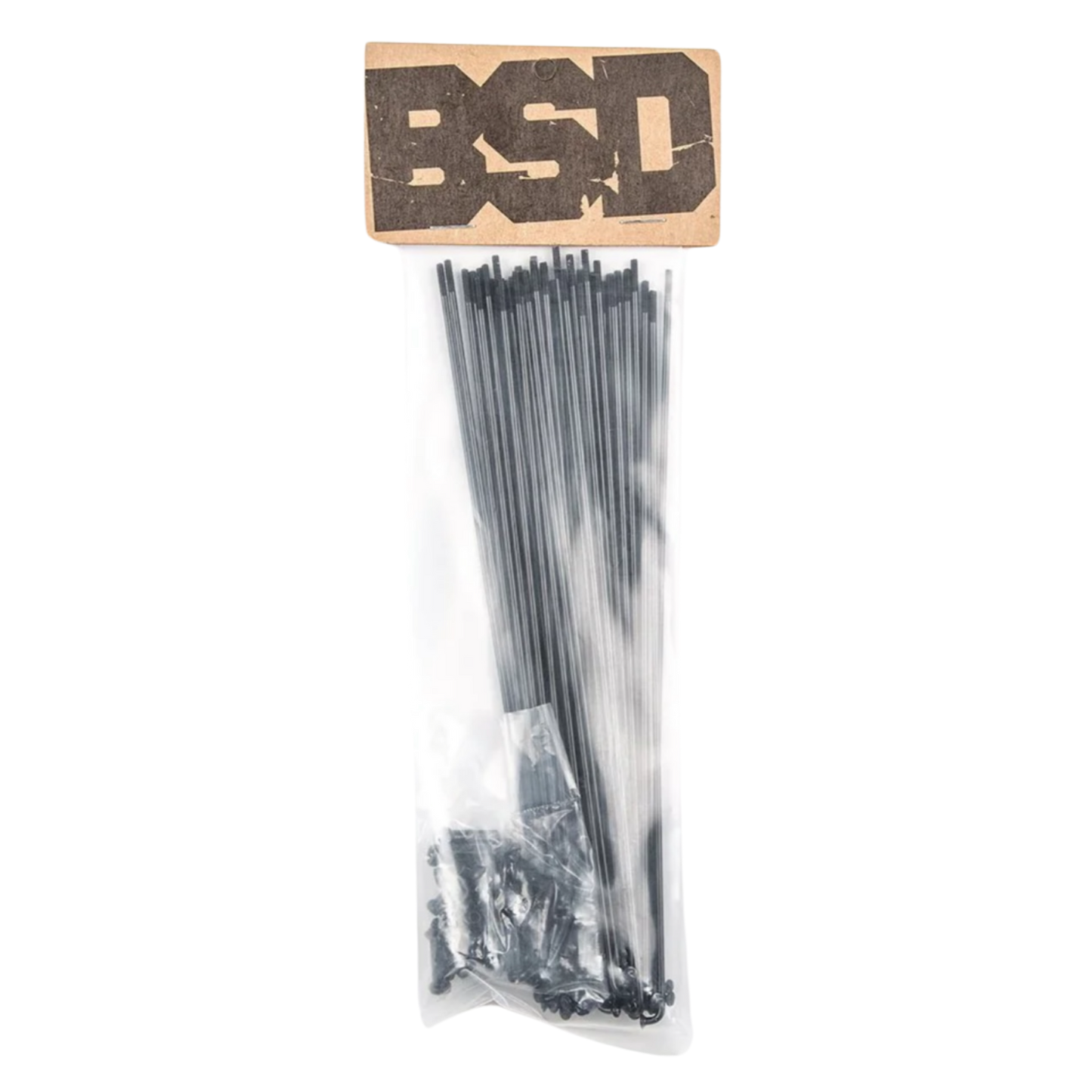 BSD Regular Speichen (Pack of 40 & Nipples) BMX Speichen Black