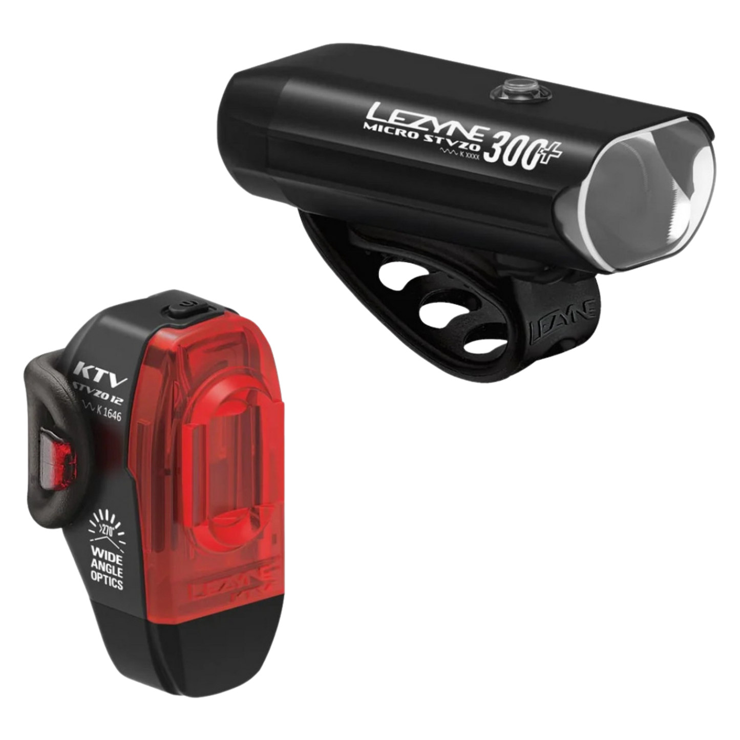 Lezyne Beleuchtungsset Micro Drive 300+ StVZO & KTV Drive StVZO