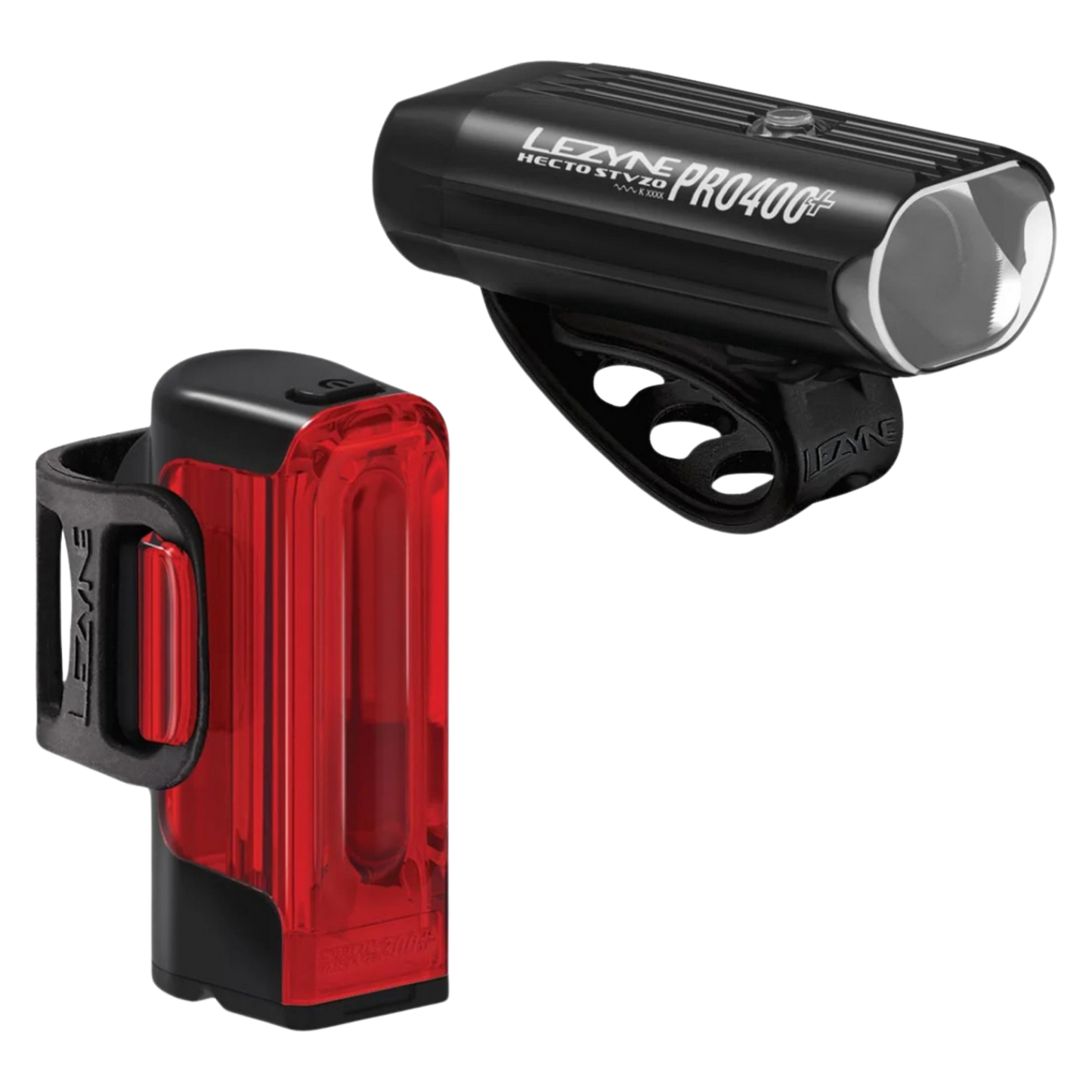 Lezyne Beleuchtungsset Hecto Drive Pro 400+ StVZO & Strip Drive+ StVZO