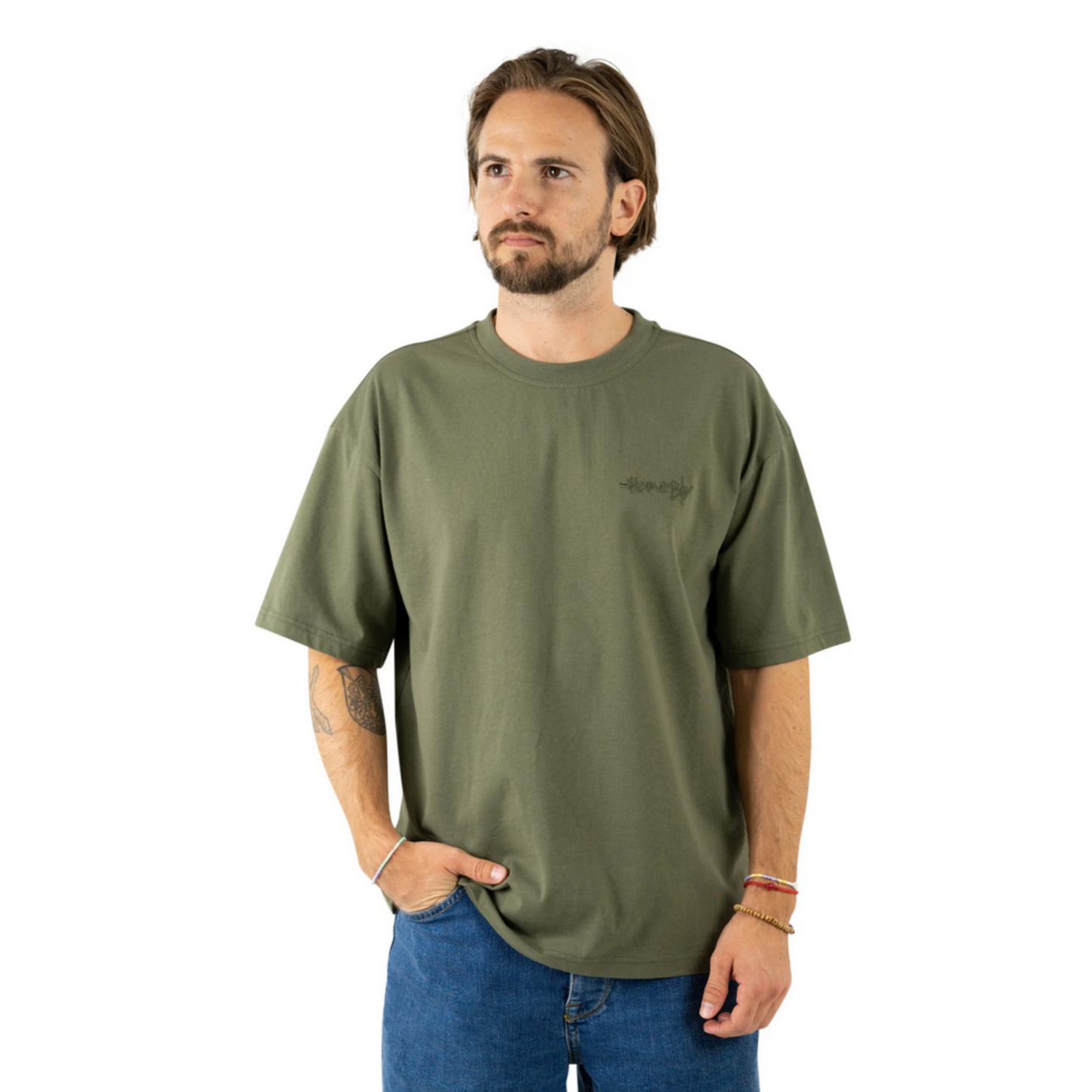Homeboy Pencil Tee T-Shirt Olive