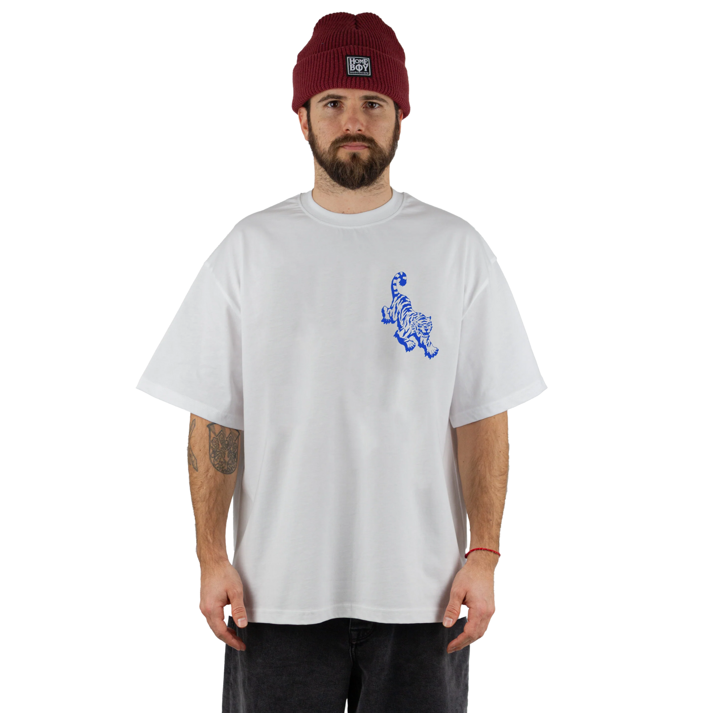 Homeboy Tattoo Tiger Tee T-Shirt White