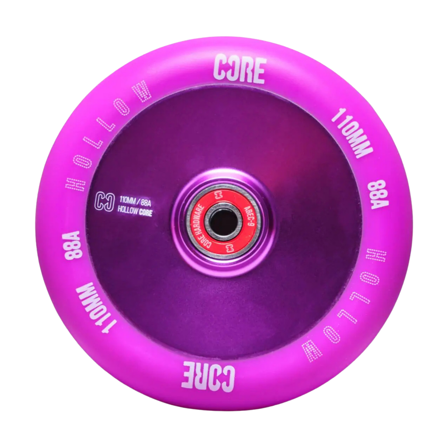 Core Hollowcore V2 Stunt Scooter Rolle 110mm Purple