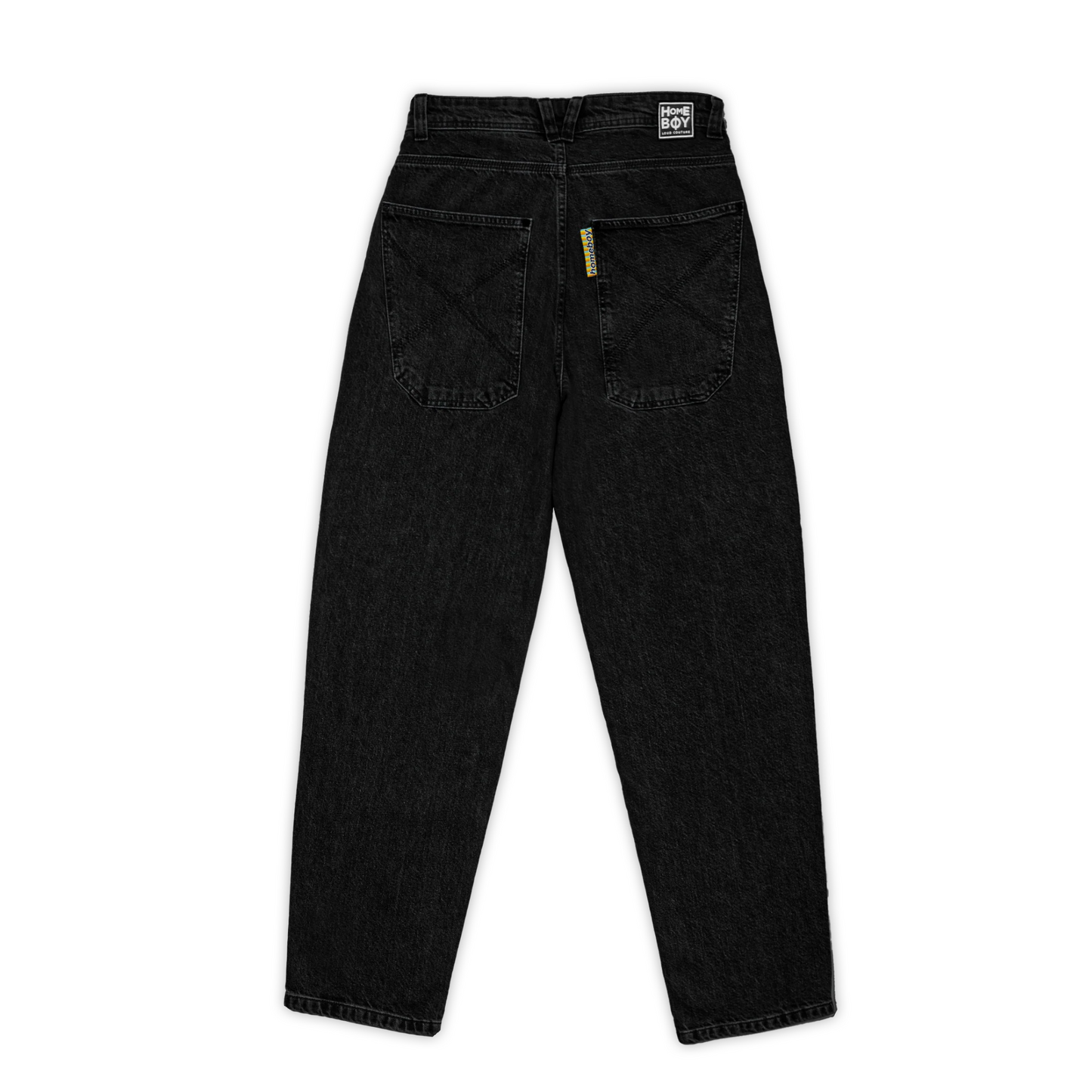 Homeboy X-tra Baggy Denim Jeans Hose Washed Black