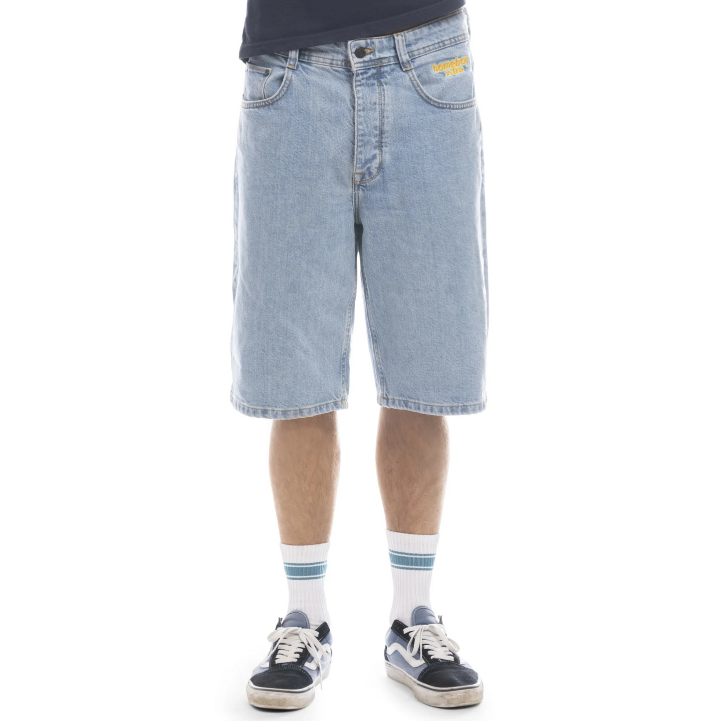 Homeboy X-tra Baggy Jeans Shorts Moon