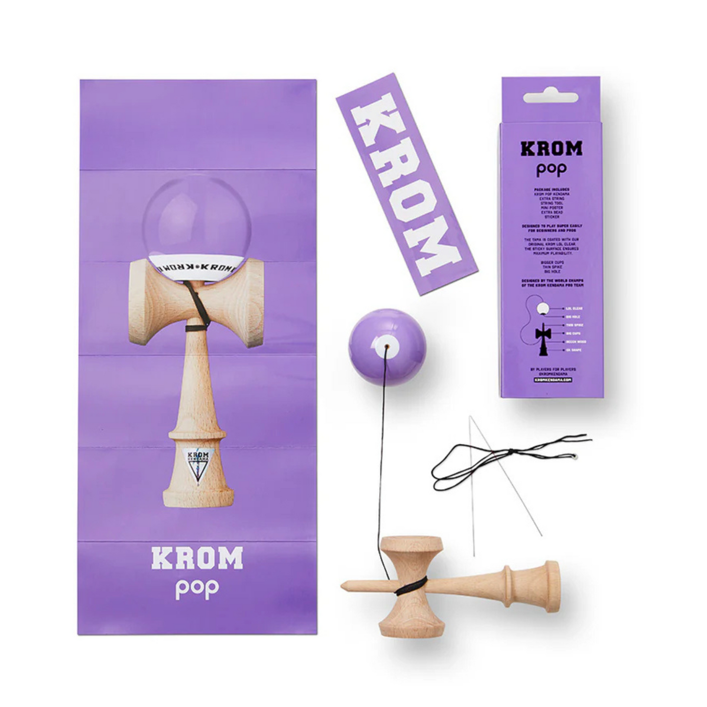 Krom POP LOL Kendama Lavender