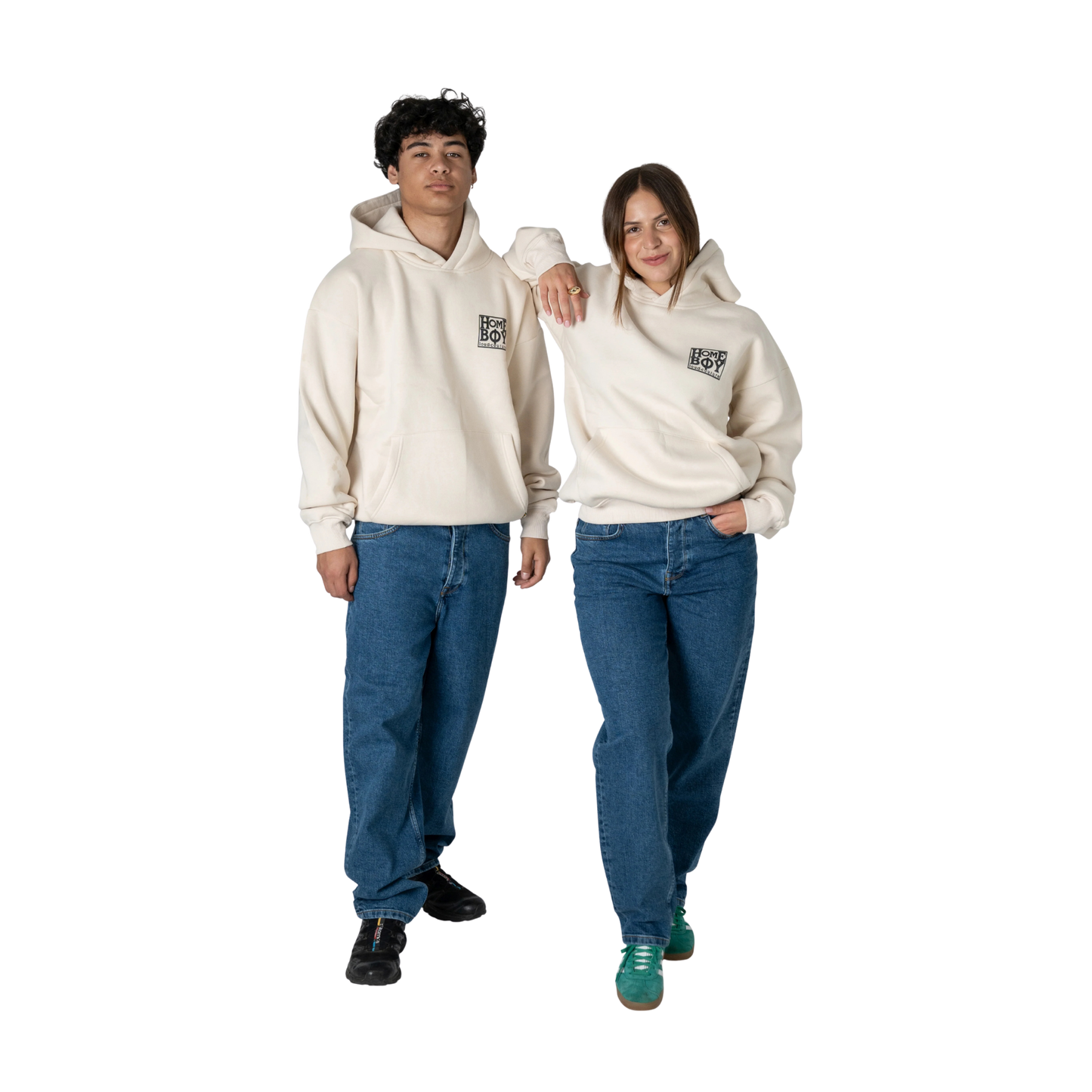 Homeboy X-tra Baggy Denim Jeans Hose Washed Blue