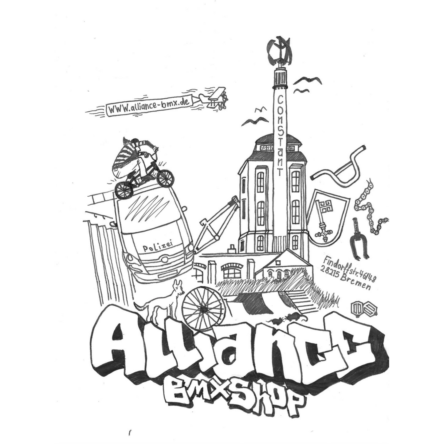 Alliance BMX "Constant" Shirt White