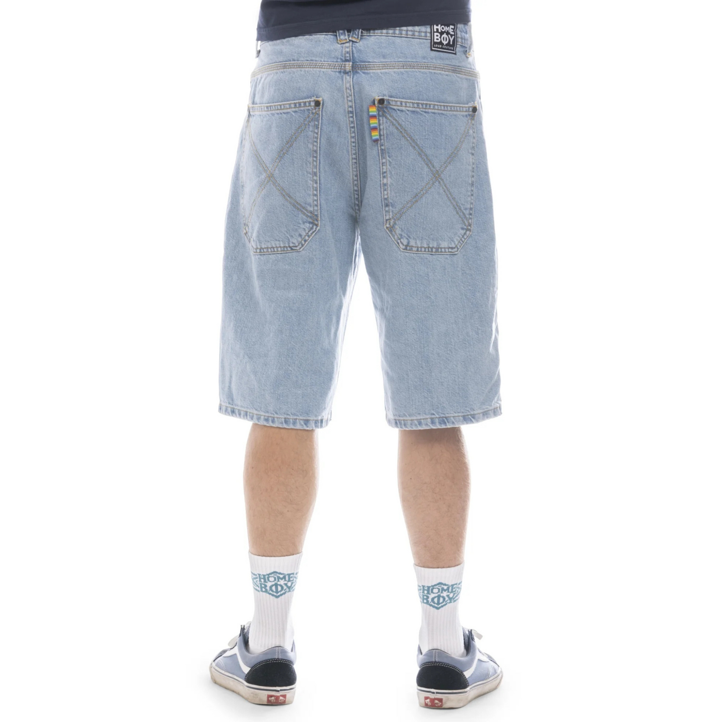 Homeboy X-tra Baggy Jeans Shorts Moon