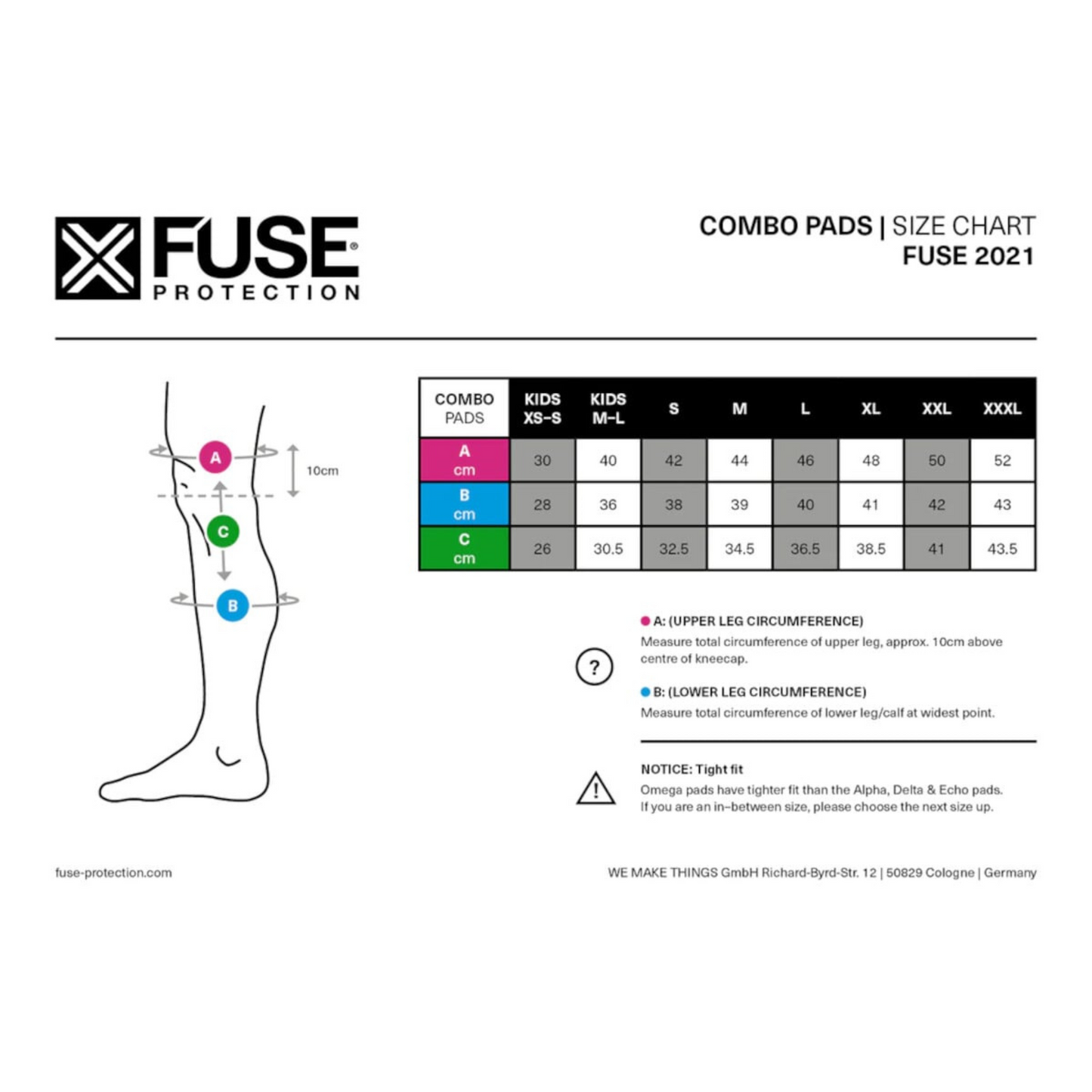 Fuse Echo Combo 75 Knie/Schienbein Schoner