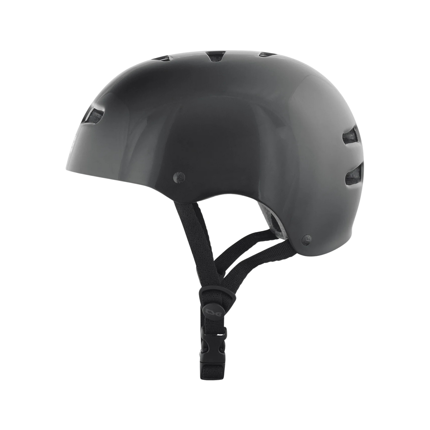 TSG Skate/BMX Solid Color Helm Injected Black