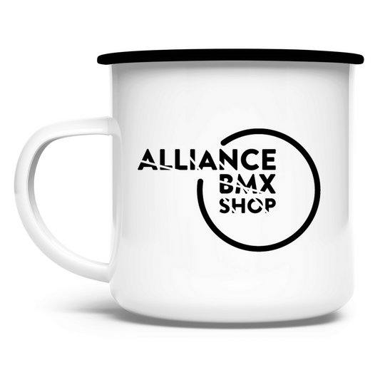 Alliance BMX Logo Emaille Tasse