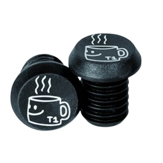 Terrible One Coffee Cup BarEnd Black