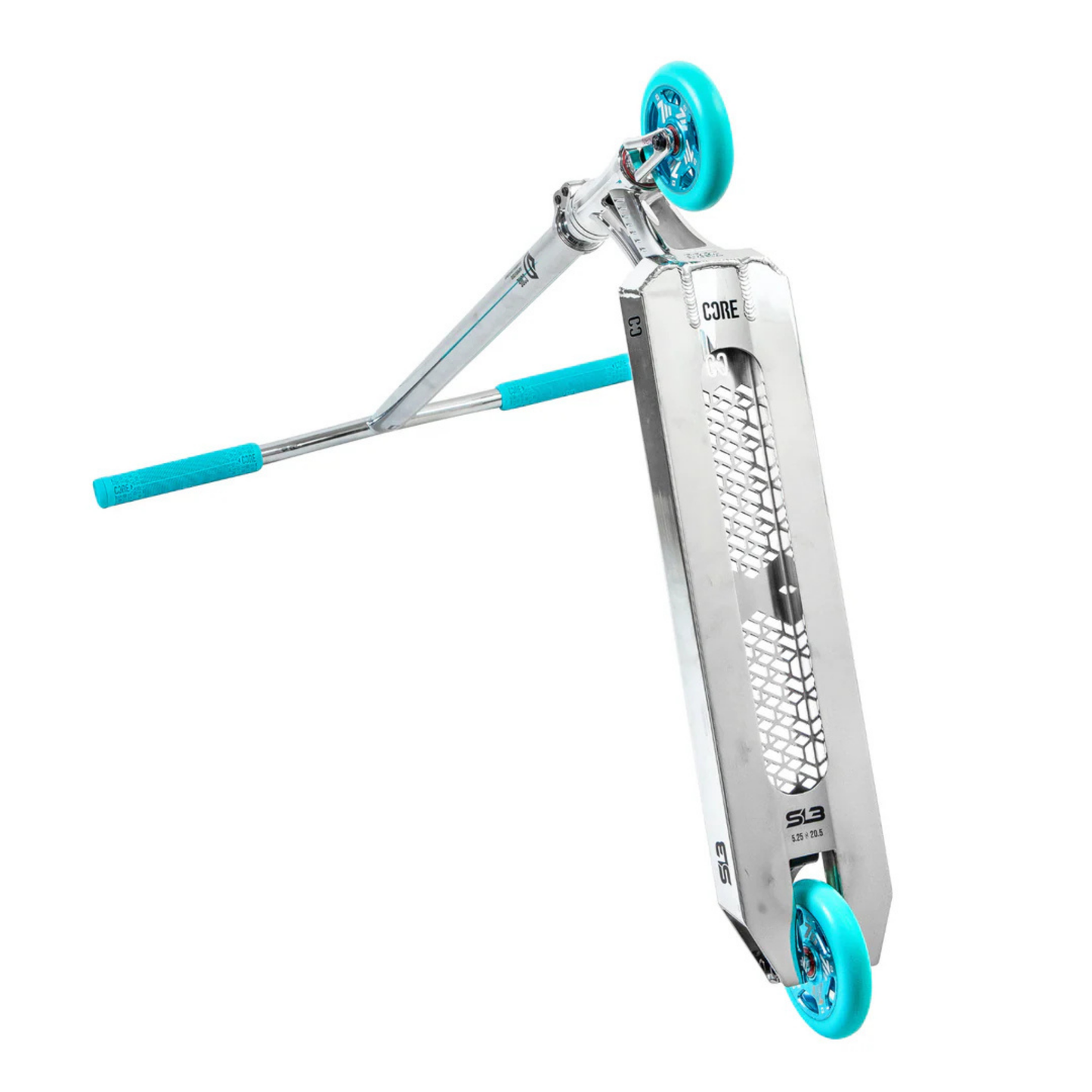 Core SL3 Stunt Scooter Chrome/Teal