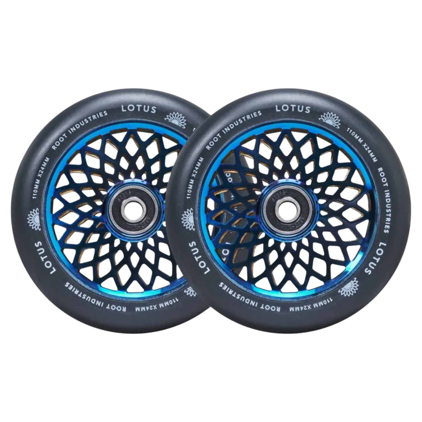 Root Lotus Stunt Scooter Rollen 2er Set 110mm Blu-ray/Black