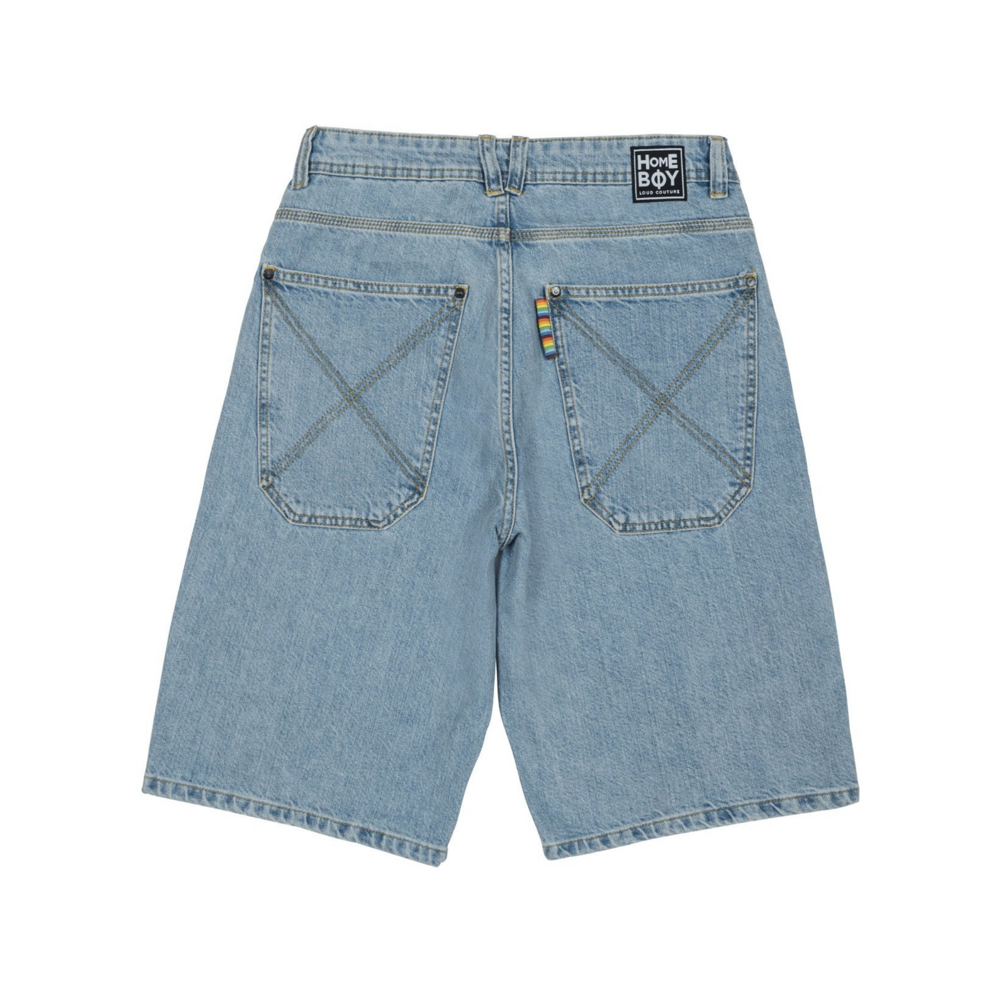 Homeboy X-tra Baggy Jeans Shorts Moon