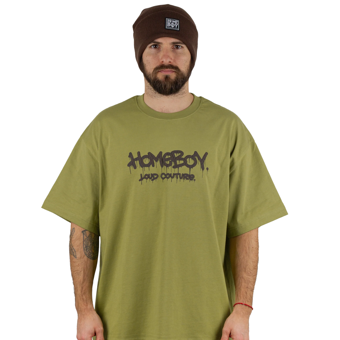 Homeboy Tagged Tee T-Shirt Moss