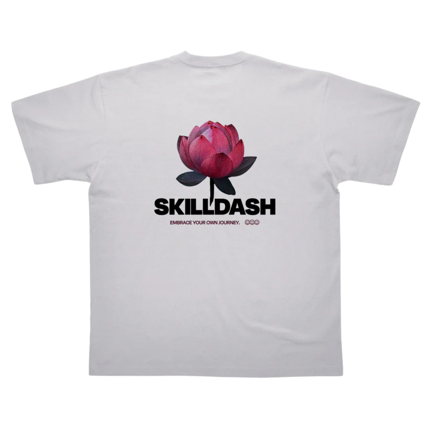 Skilldash Thrive Lotus T-Shirt White