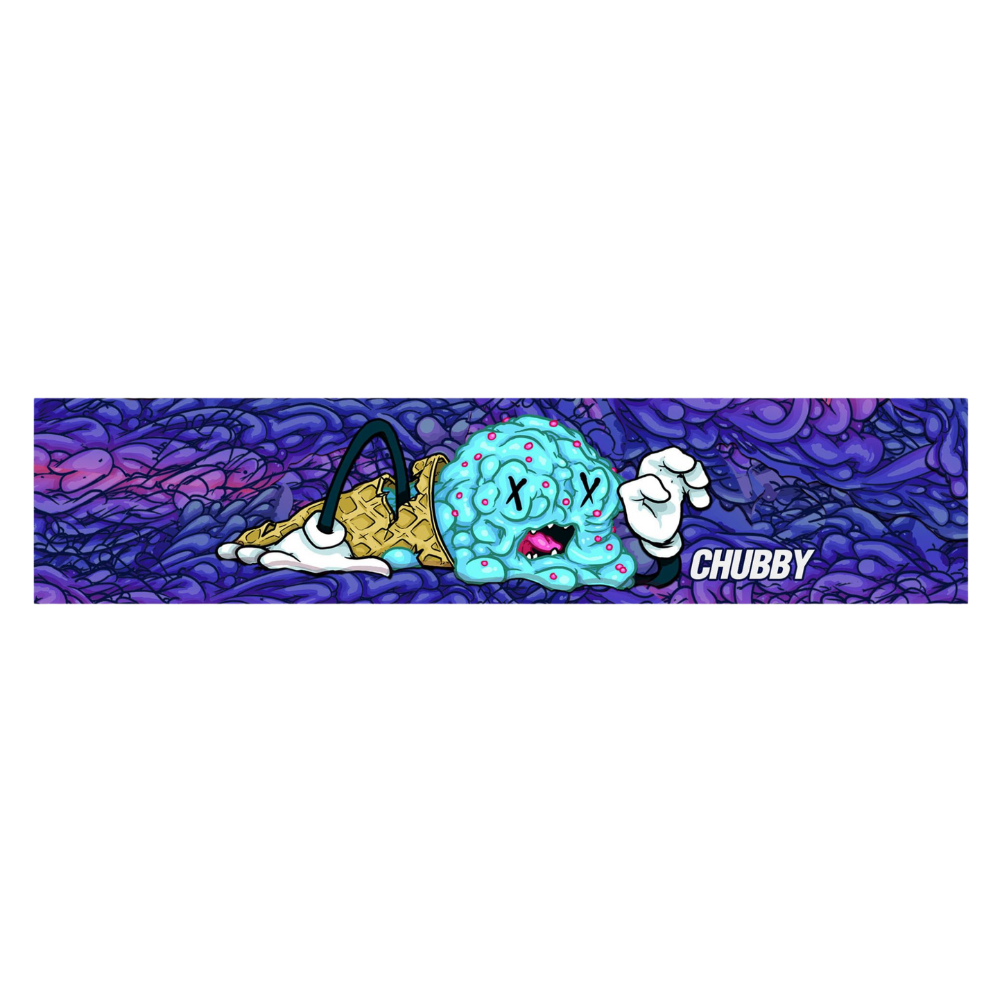 Chubby Wheels Ice Splatter Stunt Scooter Griptape