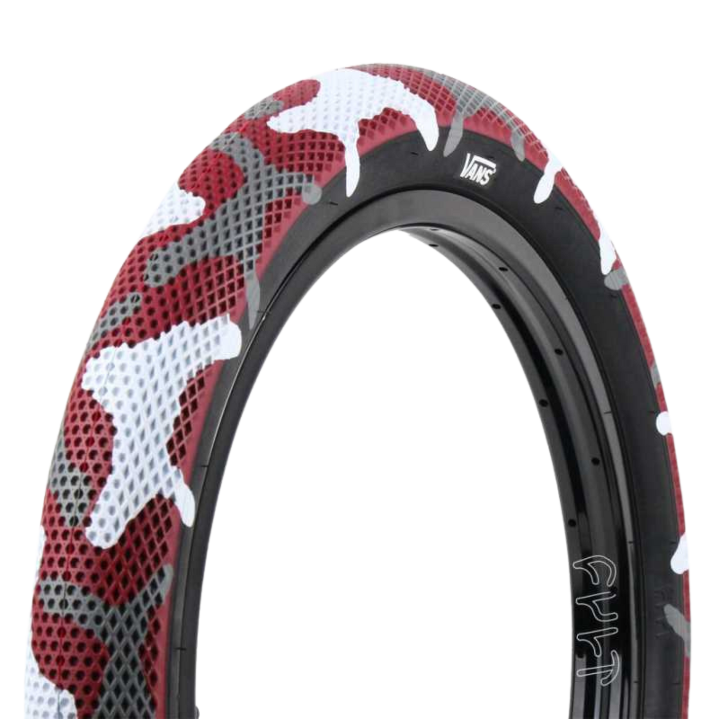 Cult X Vans Waffle 16“ BMX Reifen Red Camo Blackwall