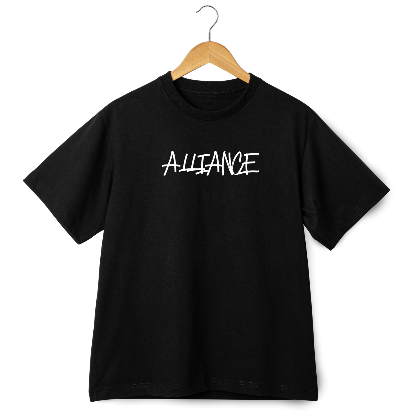 Alliance BMX Edding Shirt Black