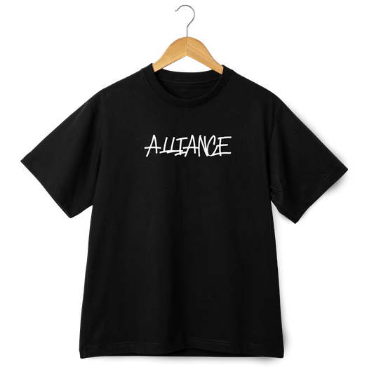 Alliance BMX Edding Shirt Black