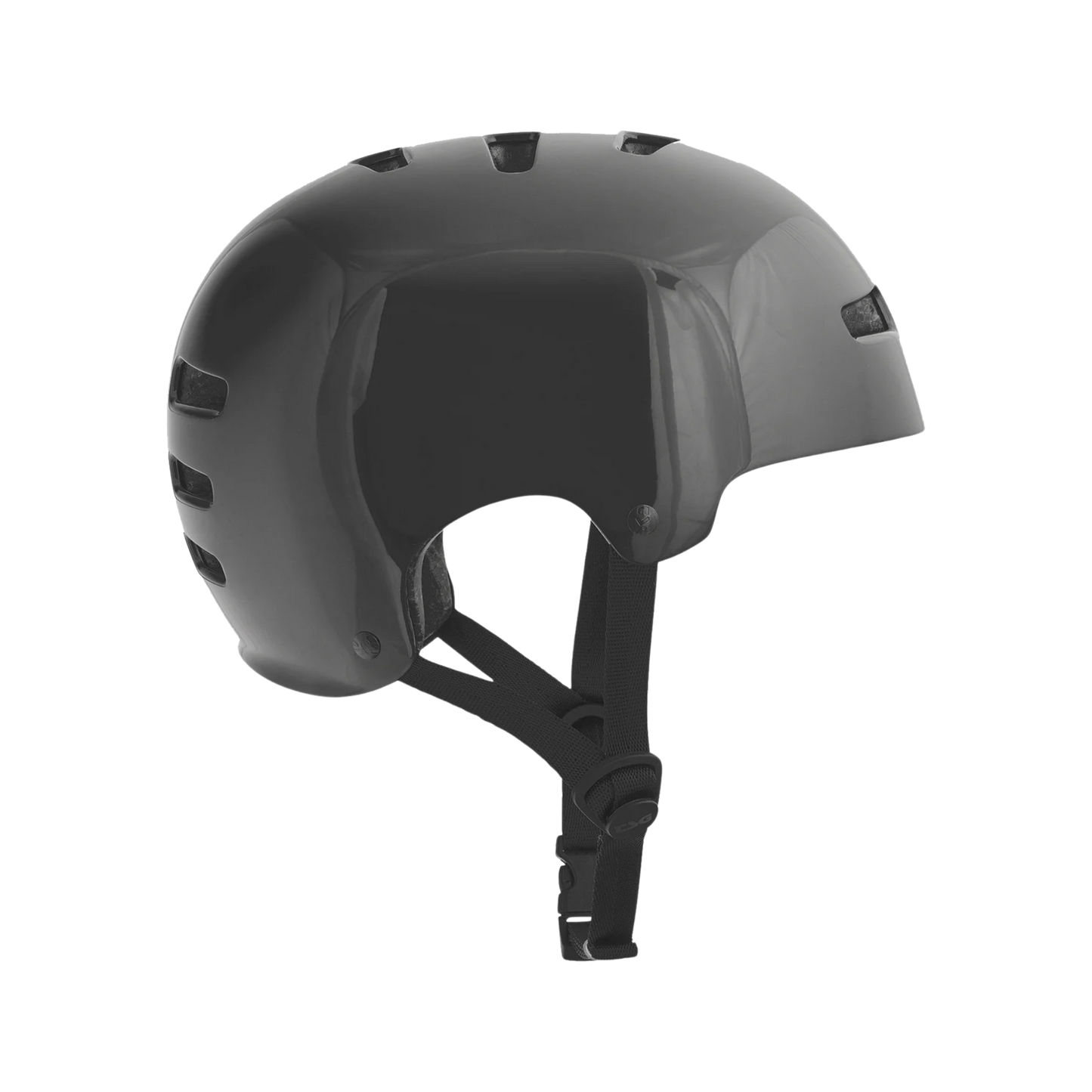 TSG Evolution Kids Solid Color Helm Injected Black