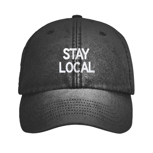 Alliance BMX Stay Local Cap Vintage Black
