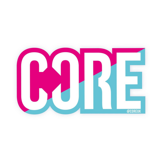Core Classic Stunt Scooter Sticker Split Pink/Blue