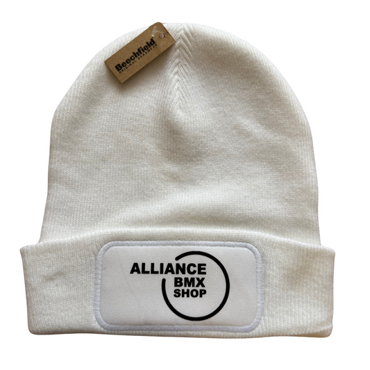 Alliance BMX Beanie White