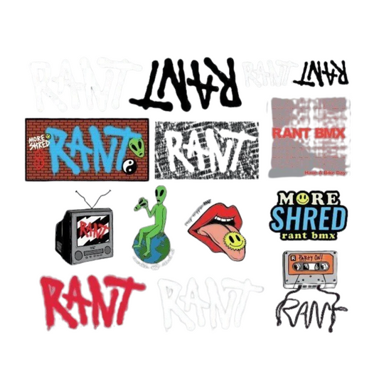 Rant More Shred Sticker Set
