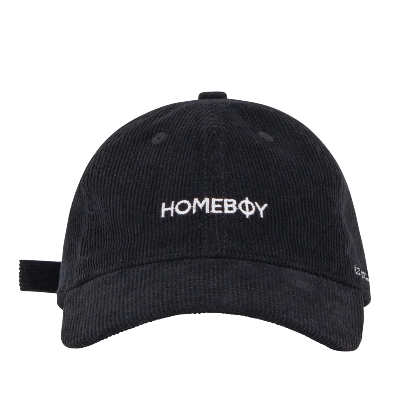 Homeboy Straight Cord Snapback Cap Black