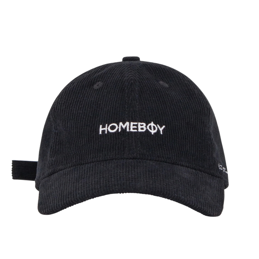 Homeboy Straight Cord Snapback Cap Black