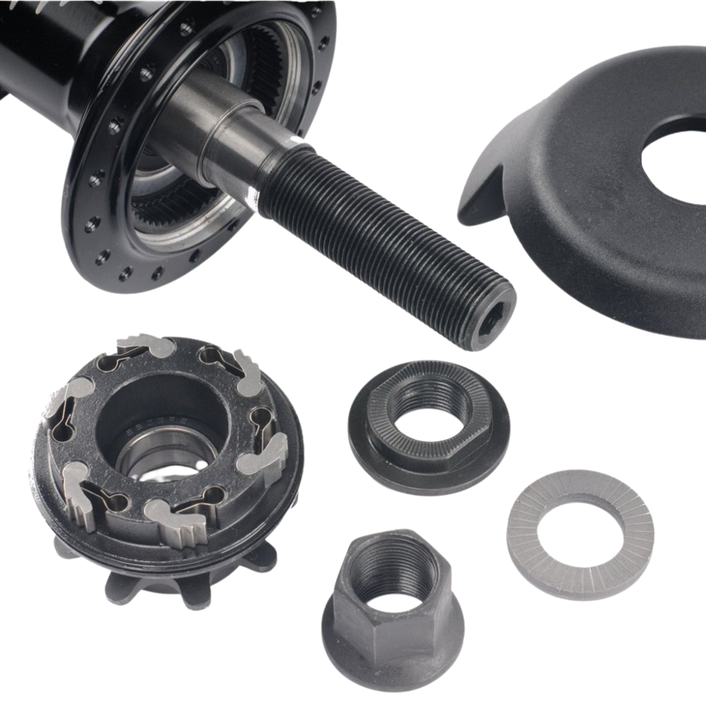 United Audio BMX Kassettennabe Black