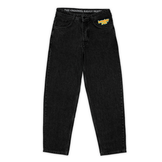 Homeboy X-tra Baggy Denim Jeans Hose Washed Black