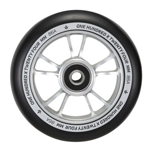 Blunt 10 Spokes Stunt Scooter Rolle 100mm Silver