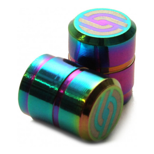 Salt CNC BMX Ventilkappen Oilslick