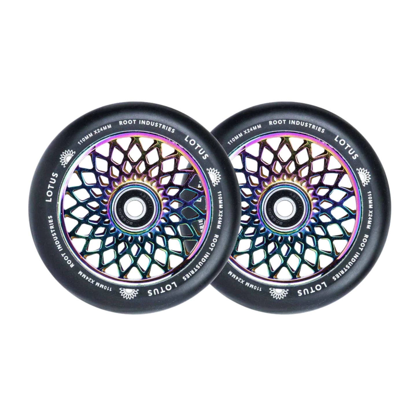 Root Lotus Stunt Scooter Rollen 2er Set 110mm Rocket Fuel/Black