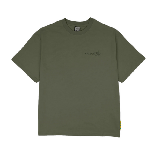 Homeboy Pencil Tee T-Shirt Olive