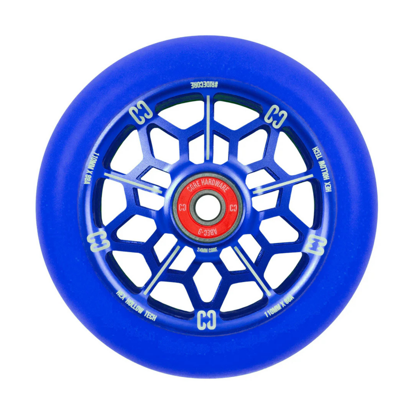 Core Hex Hollow Stunt Scooter Rolle 110mm Navy