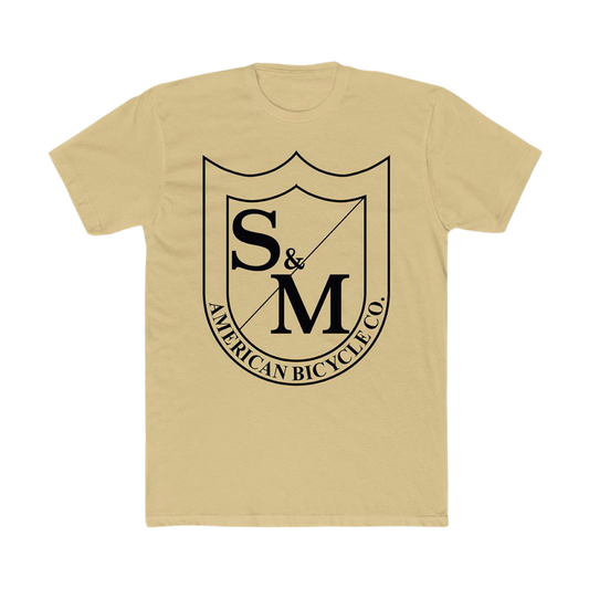 S&M Big Shield T-Shirt Beige