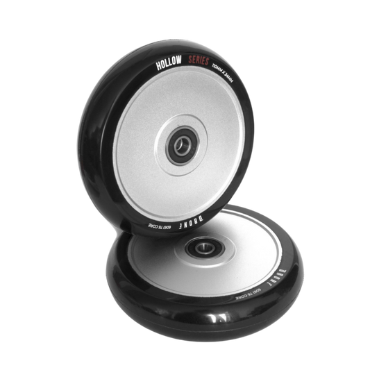 Drone Hollow Stunt Scooter Rolle 110mm Silver