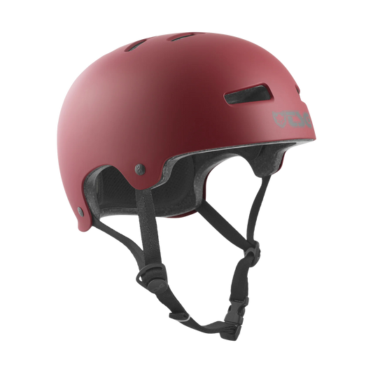 TSG Evolution Solid Color Helm Satin Oxblood