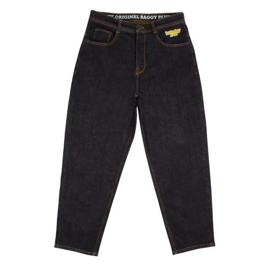 Homeboy X-tra Baggy Denim Jeans Hose Washed Black Tabacco