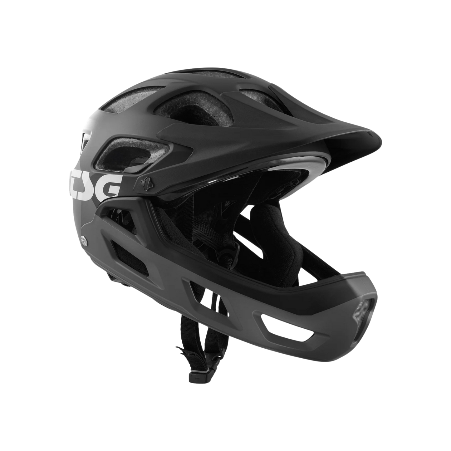 TSG Seek Youth Fr graphic Design Helm Satin Flow Grey Black