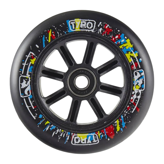 Longway Tyro Nylon Core Stunt Scooter Rolle 100mm Black