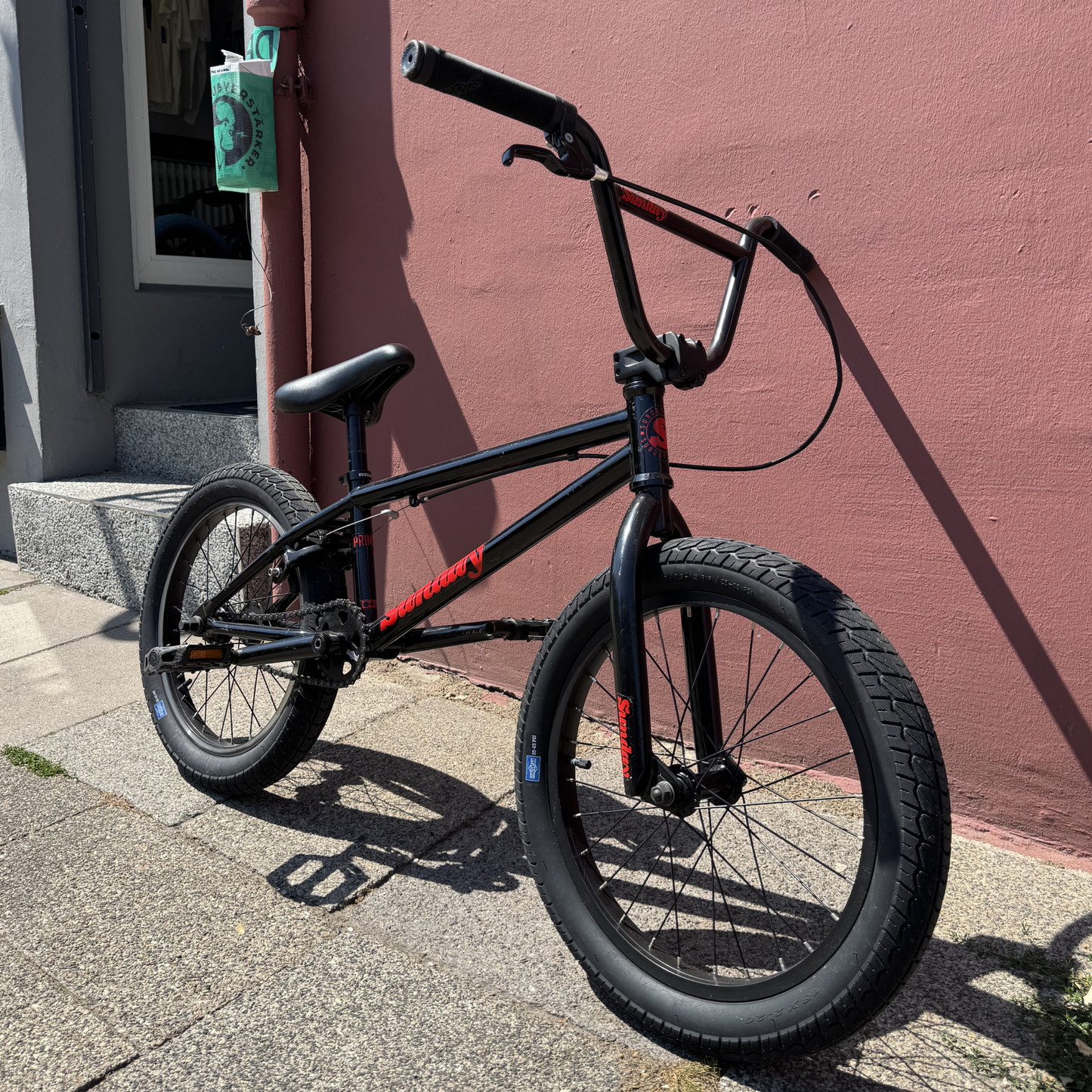 Second Ride Sunday Primer 18 Zoll BMX Black