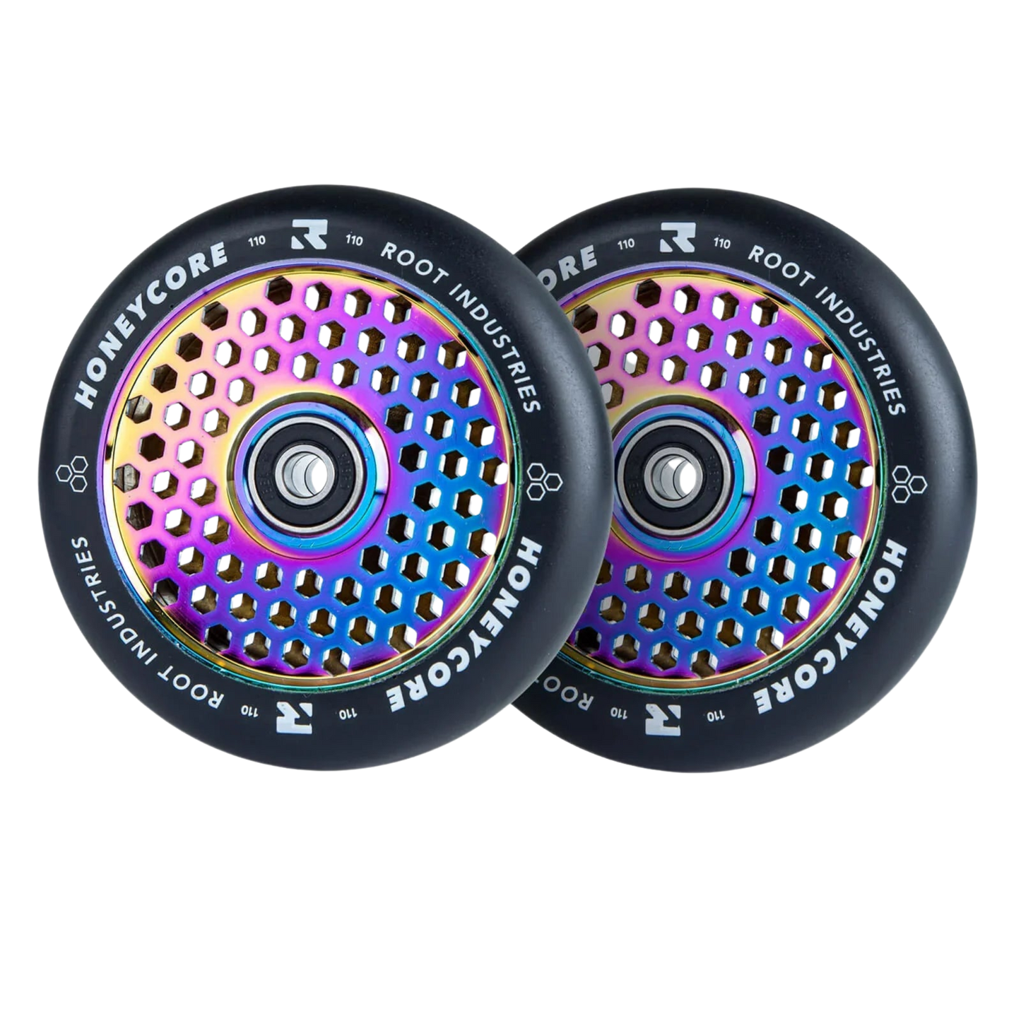 Root Honeycore Stunt Scooter Rollen 2er Set 110mm Neochrome