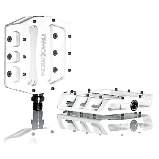 Demolition Trooper CNC BMX Pedalen White