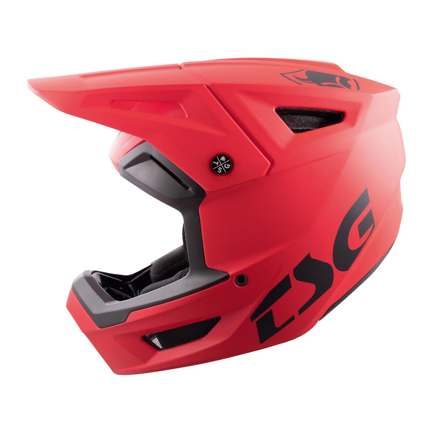 TSG Sentinel Solid Color Fullface Helm Satin Red
