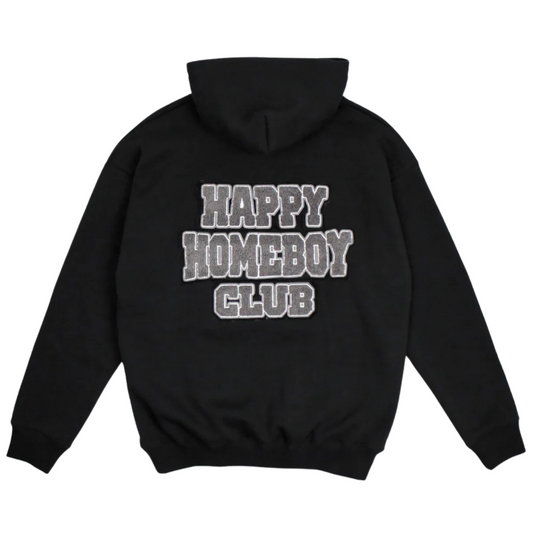 Homeboy Happy Homeboy Club Hoodie Washed Black